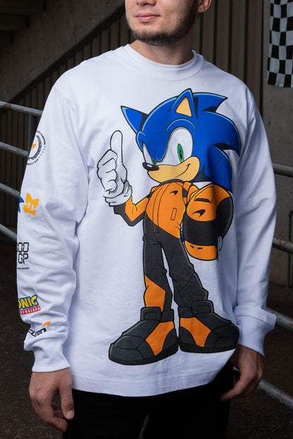 Sonic the Hedgehog: McLaren x Sonic 1000th GP Long Sleeve T-shirt