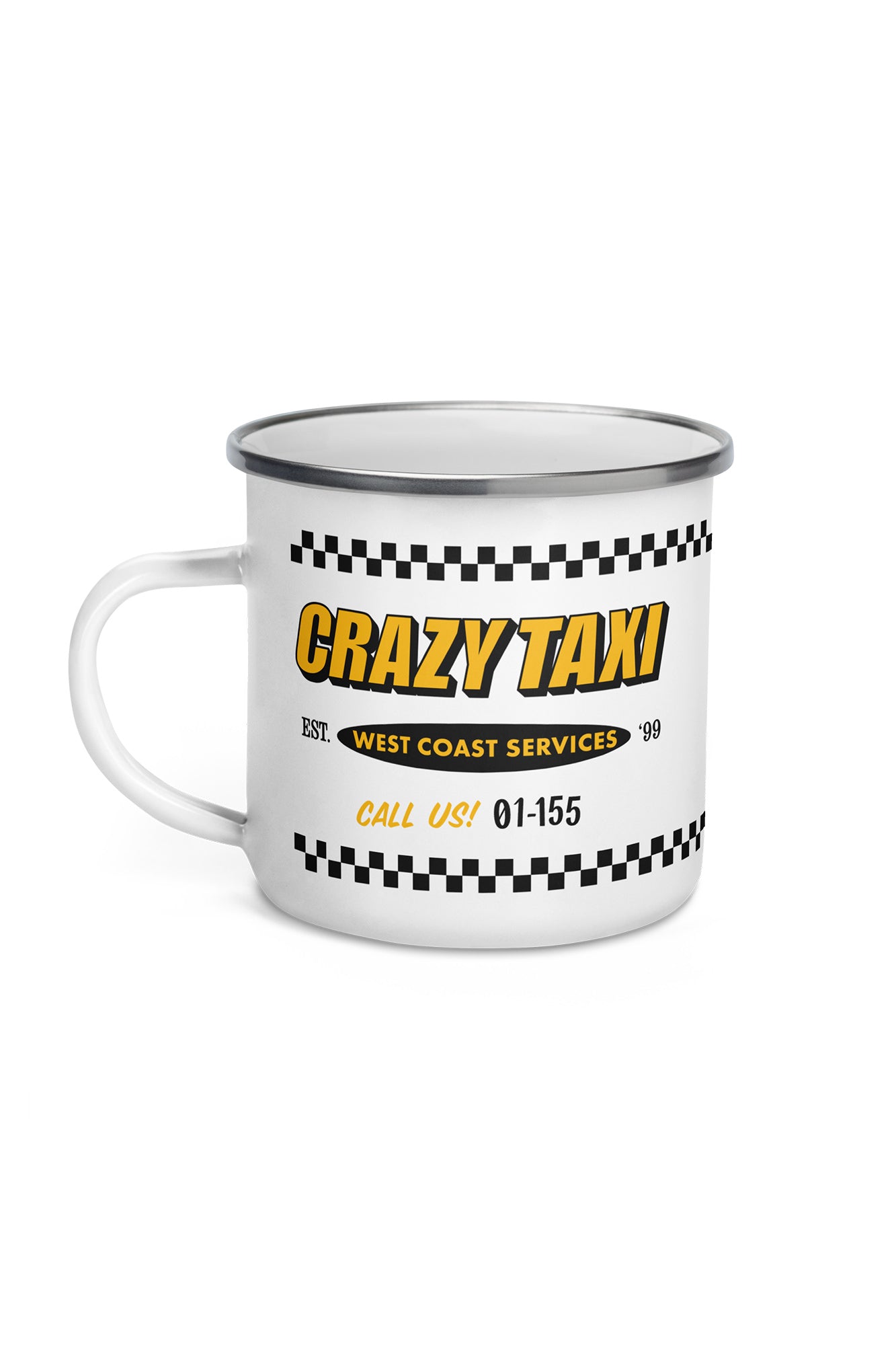 Crazy Taxi Classic Enamel Mug