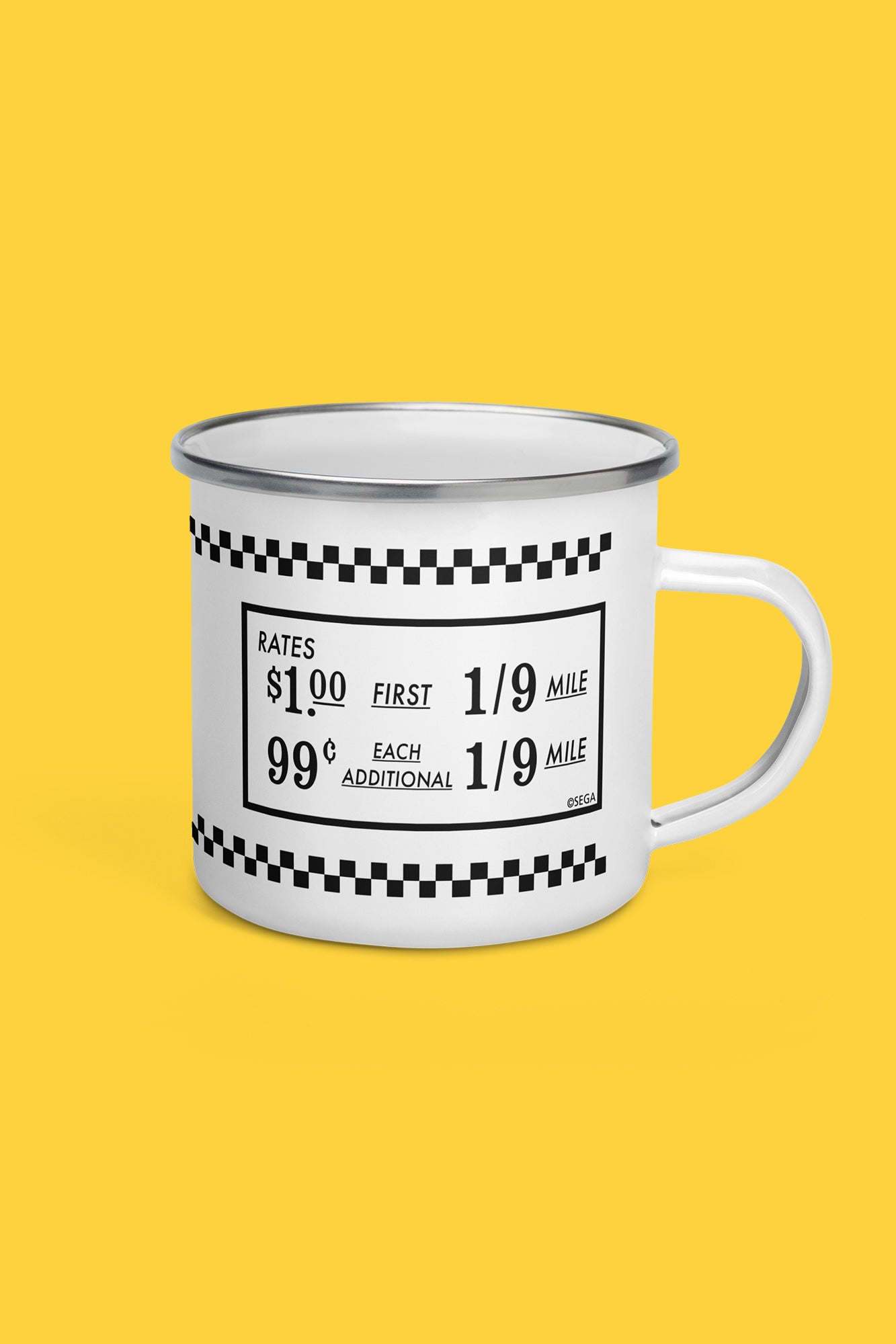 Crazy Taxi Classic Enamel Mug