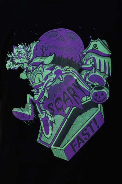 Sonic the Hedgehog: Scary Fast! Glow in the Dark Tee