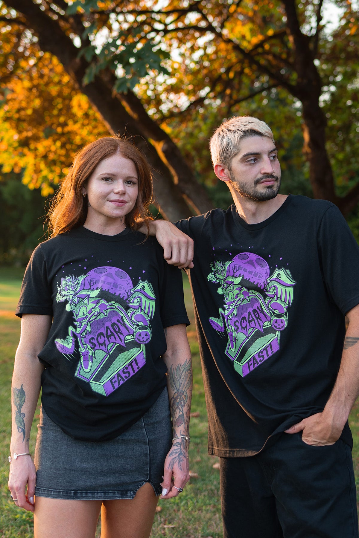 Sonic the Hedgehog: Scary Fast! Glow in the Dark Tee
