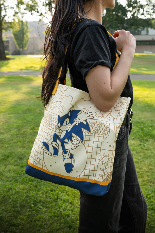 Sonic the Hedgehog: Back to Campus - Green Hill University Tote