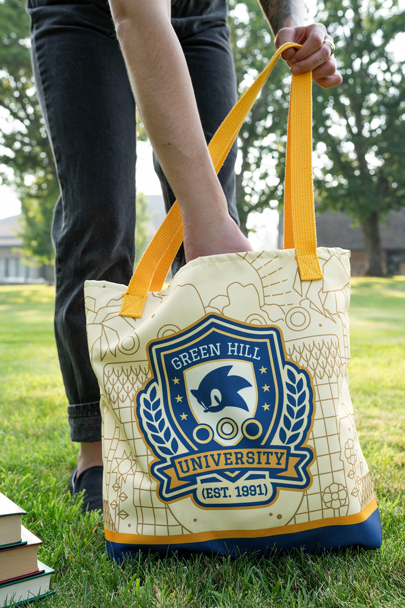 Sonic the Hedgehog: Back to Campus - Green Hill University Tote