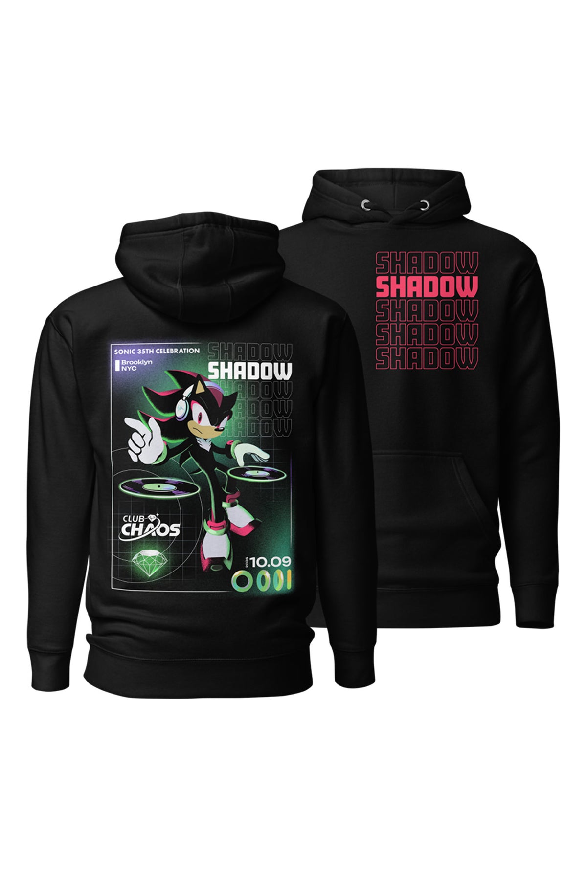 Sonic the Hedgehog: Shadow Club Chaos Hoodie