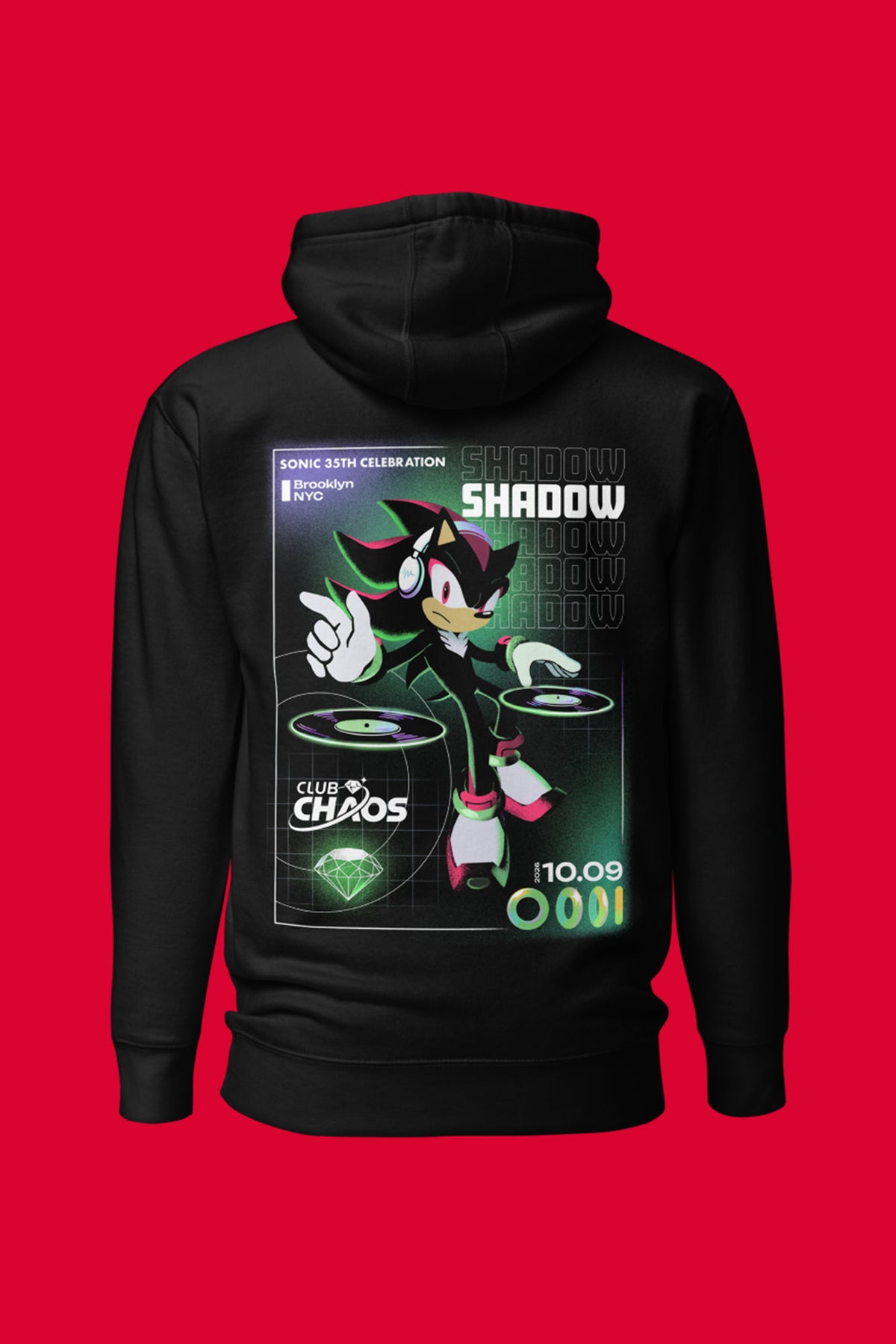 Sonic the Hedgehog: Shadow Club Chaos Hoodie