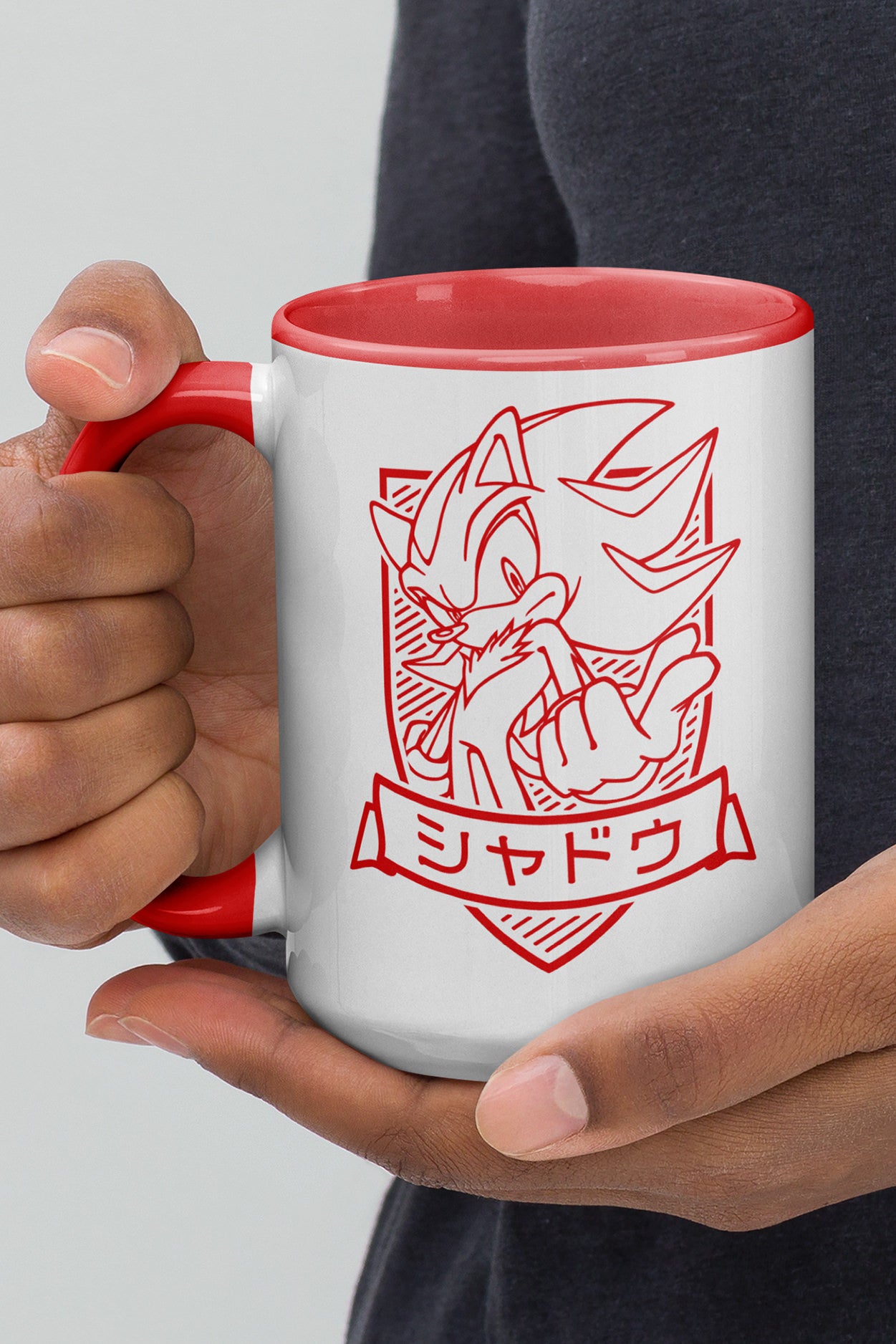 Sonic the Hedgehog: Back to Campus - Shadow Varsity Crest Mug