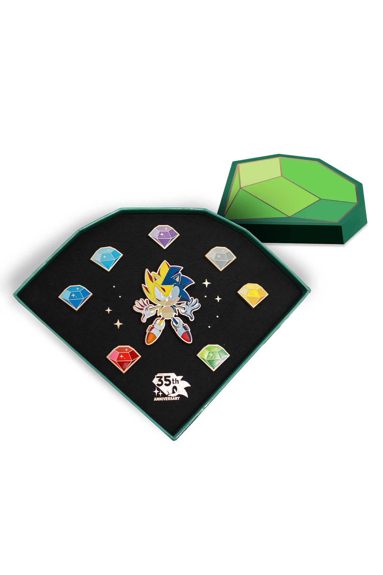 Sonic the Hedgehog: 35th Anniversary SuperSonic Hero Pin Set