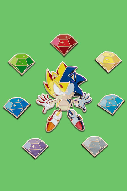 Sonic the Hedgehog: 35th Anniversary SuperSonic Hero Pin Set