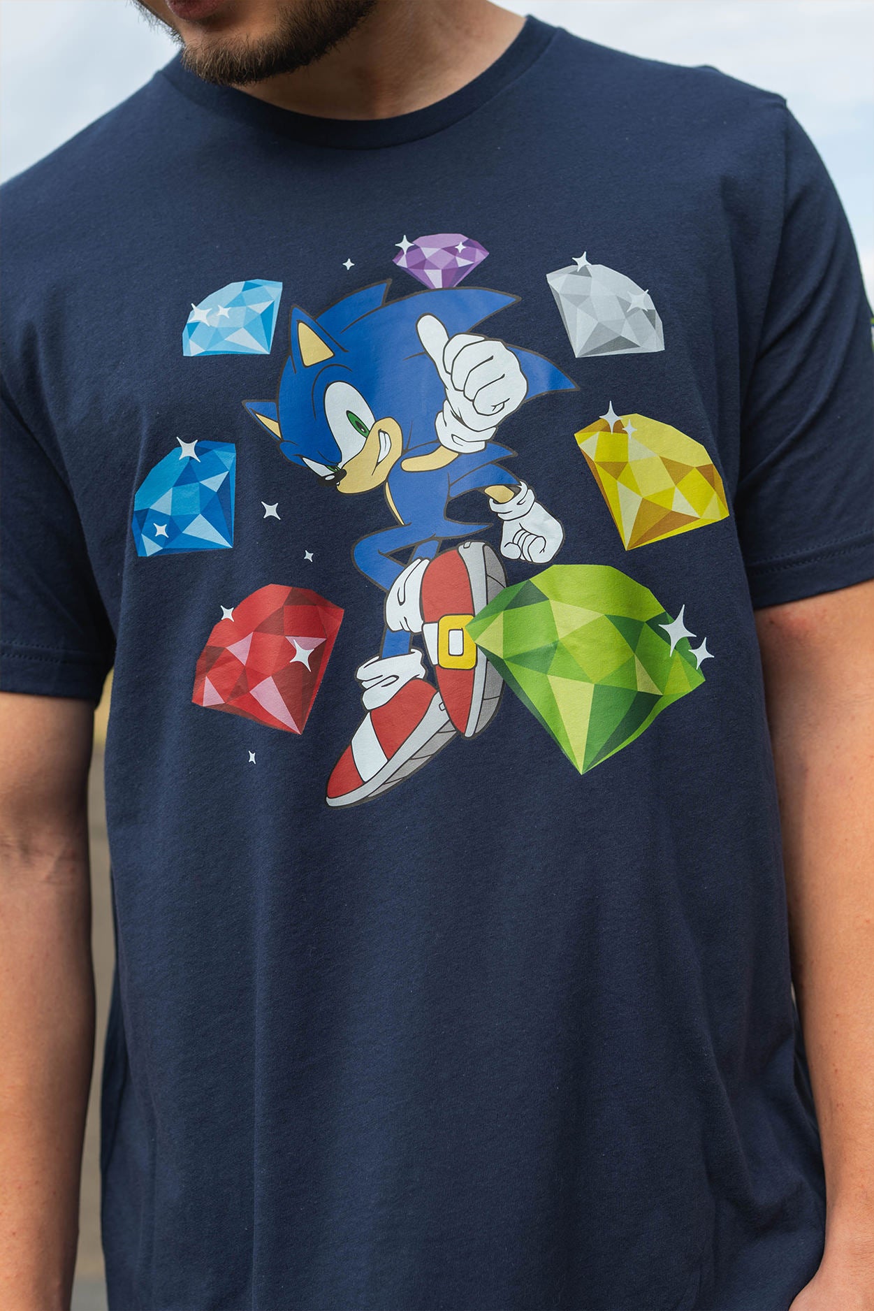 Sonic the Hedgehog: 35th Anniversary Chaos Emerald Tee