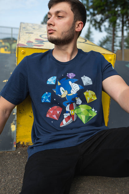 Sonic the Hedgehog: 35th Anniversary Chaos Emerald Tee
