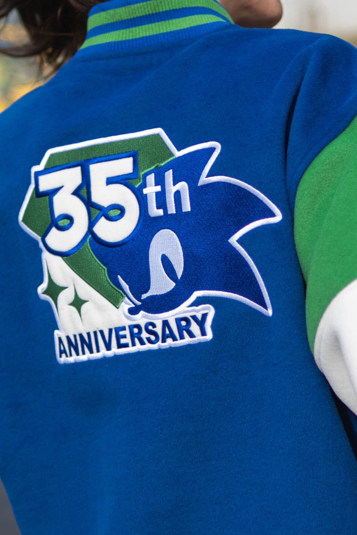 Sonic the Hedgehog: 35th Anniversary Varsity Jacket