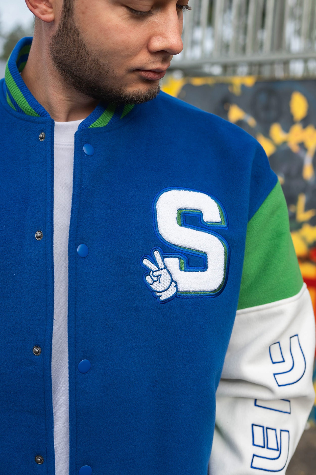 Sonic the Hedgehog: 35th Anniversary Varsity Jacket