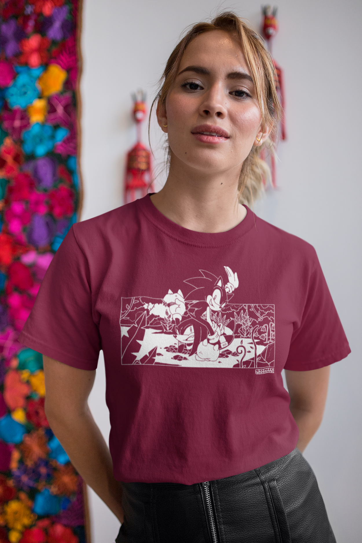 Sonic The Hedgehog: Sonic and Knuckles Wallpaper Cover Story Tee