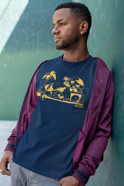 Sonic The Hedgehog: Sonic and Tails Wallpaper Cover Story Tee