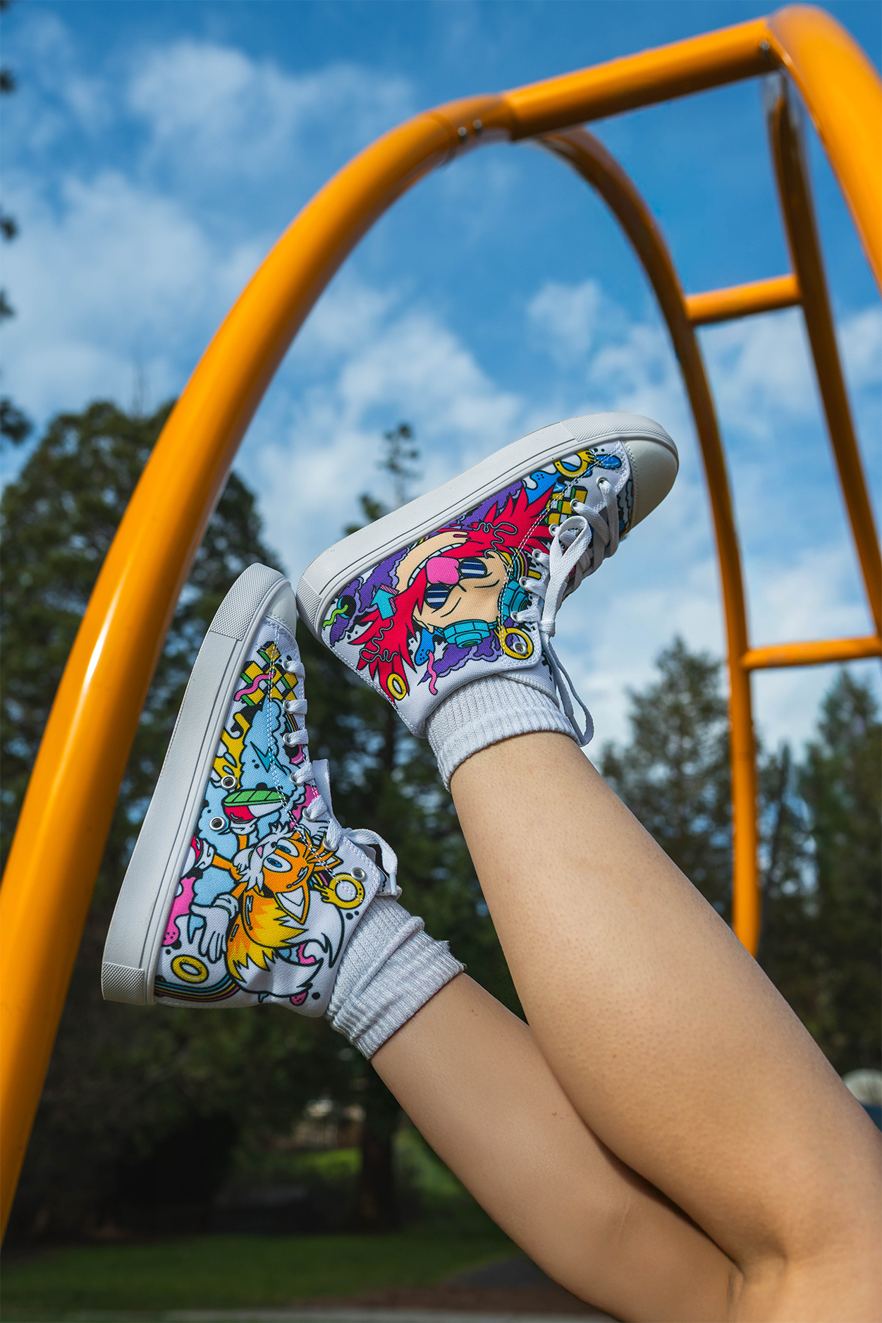 Sonic the Hedgehog: Ring Drip Sneakers