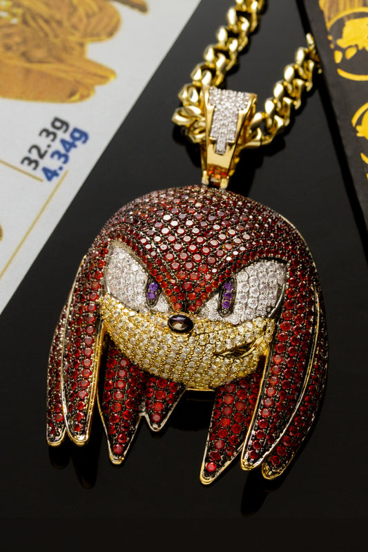 Sonic the Hedgehog x King Ice - Knuckles Necklace