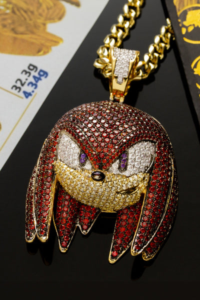 支*席様 Sonic Knuckles ペンダント ネックレス Sonic the Hedgehog x King Ice - Knuckles Necklace – SEGA Shop