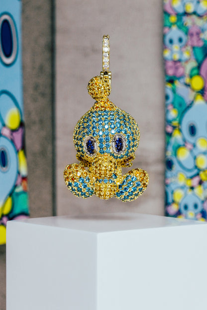 Sonic the Hedgehog x King Ice - Neutral Chao Necklace