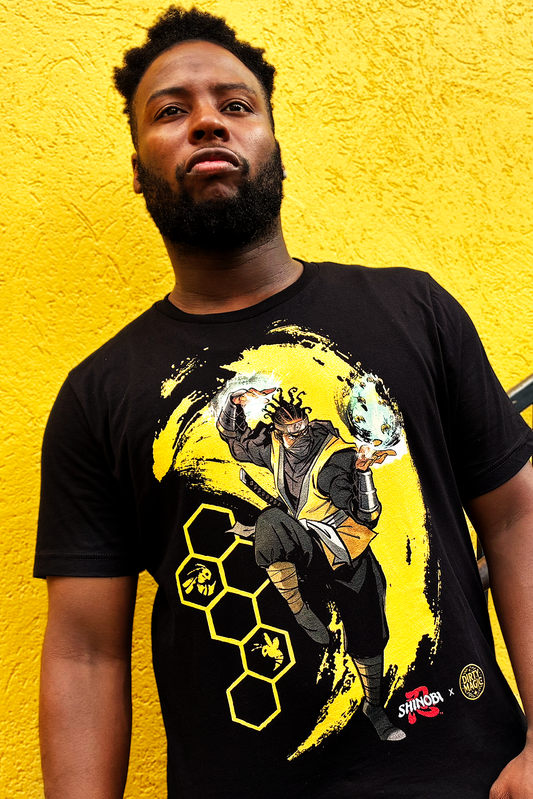 SHINOBI X Dirty Magic Wave Tee