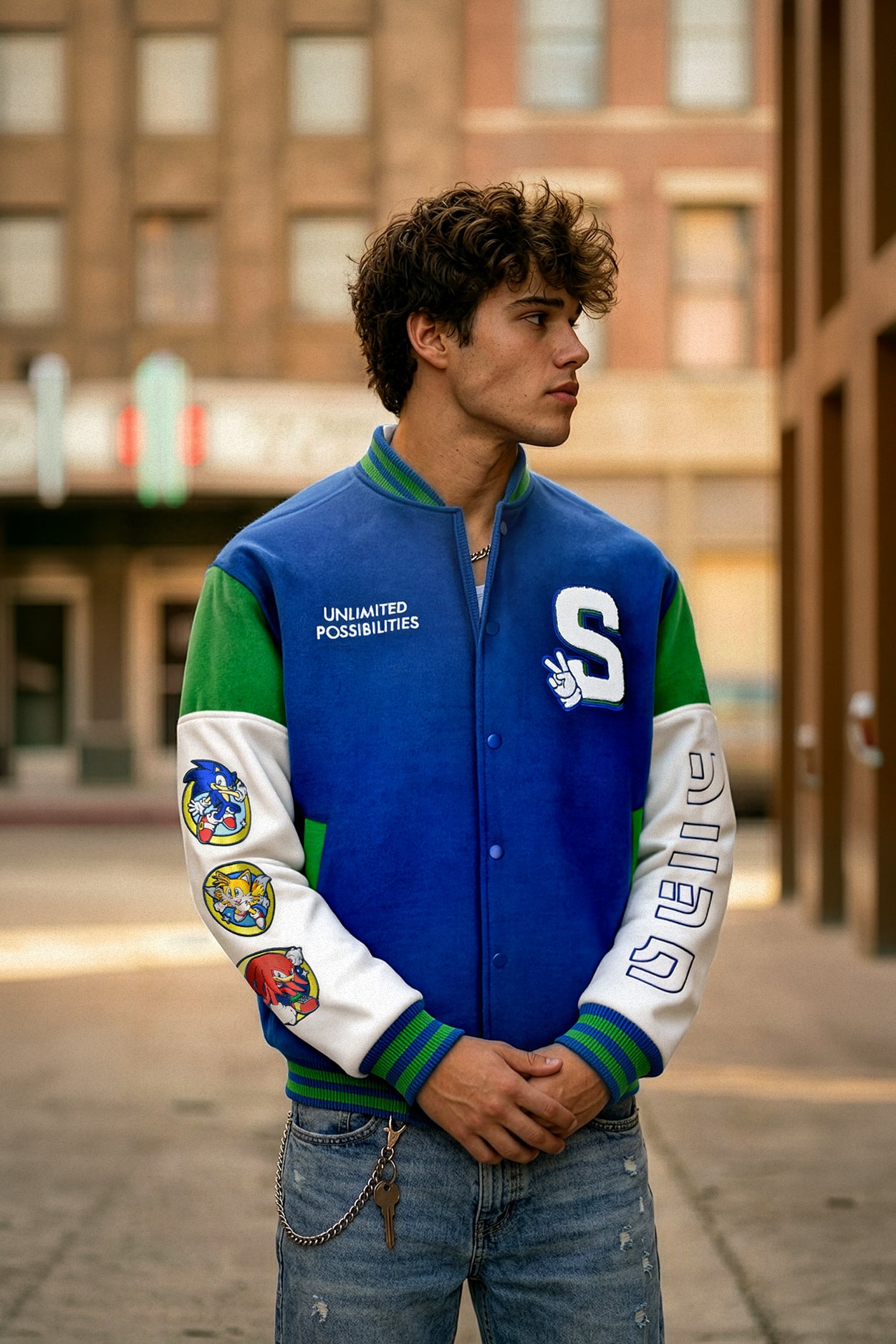 Sonic the Hedgehog: 35th Anniversary Varsity Jacket