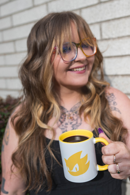 Sonic Super Sonic Squiggle Mug