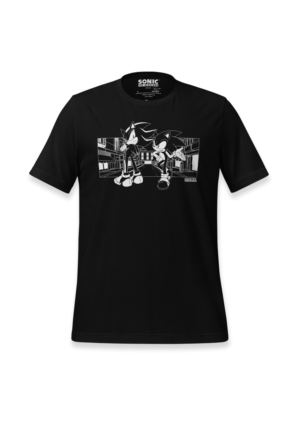 Sonic The Hedgehog: Sonic and Shadow Wallpaper Cover Story Tee