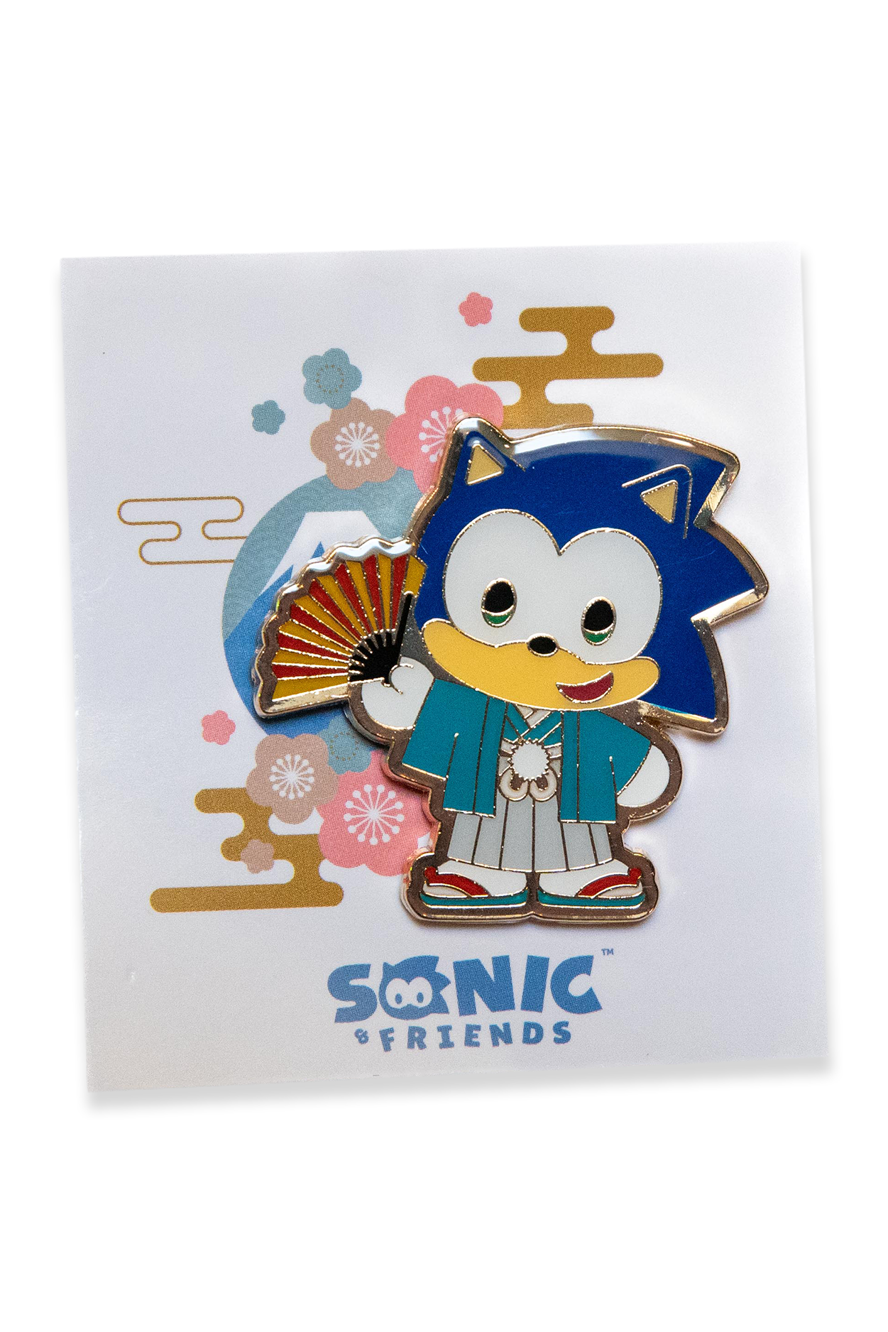 Sonic The Hedgehog: Kimono Series Winter Outing Sonic Enamel Pin