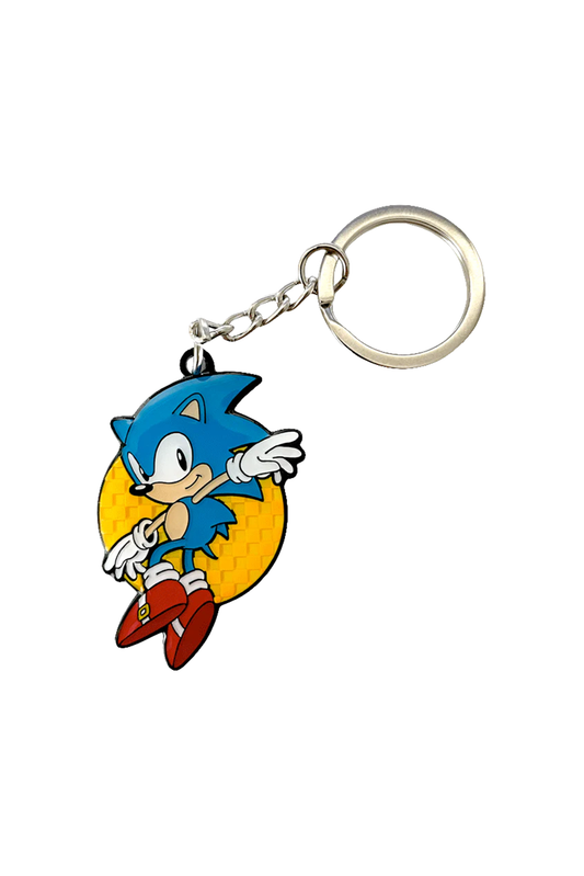 Sonic The Hedgehog Leaping Sonic Keychain