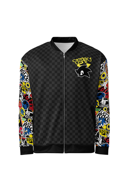 Sonic Sticker Bomb Bomber Jacket