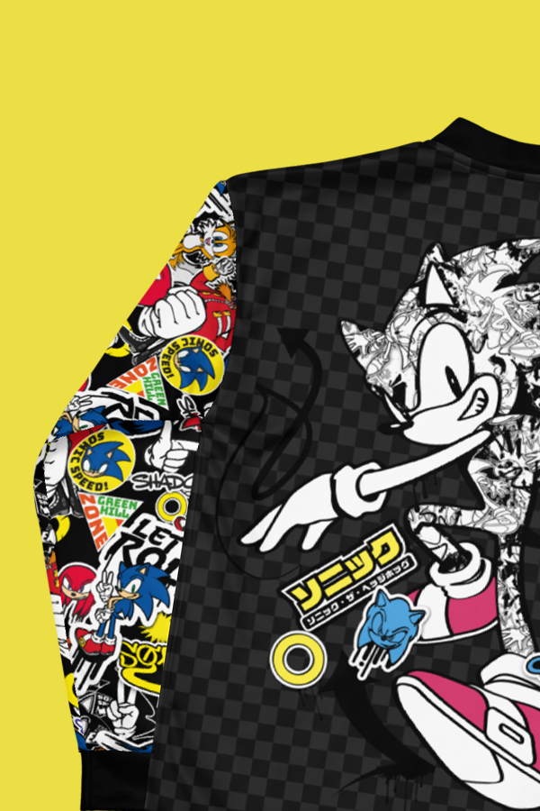 Sonic Sticker Bomb Bomber Jacket