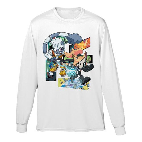 Sonic Miles Tails Prower Charcoal Tee – Sega Shop