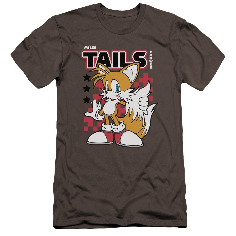 Sonic Miles Tails Prower Charcoal Tee – Sega Shop